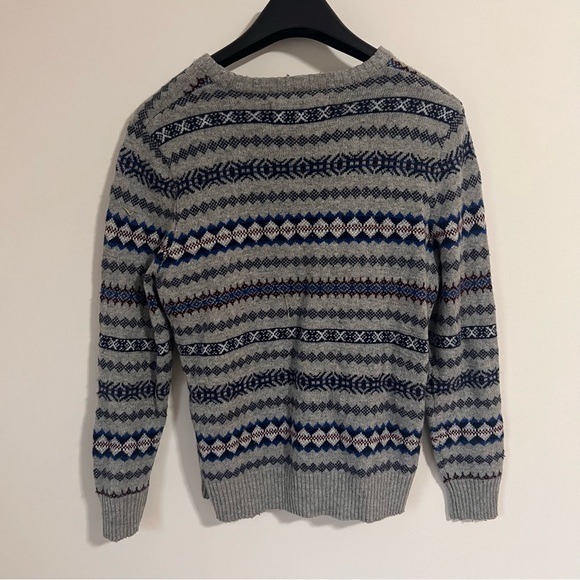 Urban Pipeline Sweater Gray Knit Cotton Acrylic Long Sleeve Men’s L - Picture 2 of 4